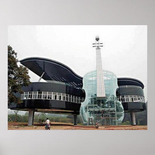 ピアノとヴァイオリンハウス ポスター (正面)