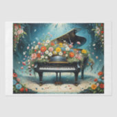 ピアノと花：永遠のための喜びのシンフォニー！ 薄葉紙 (正面)