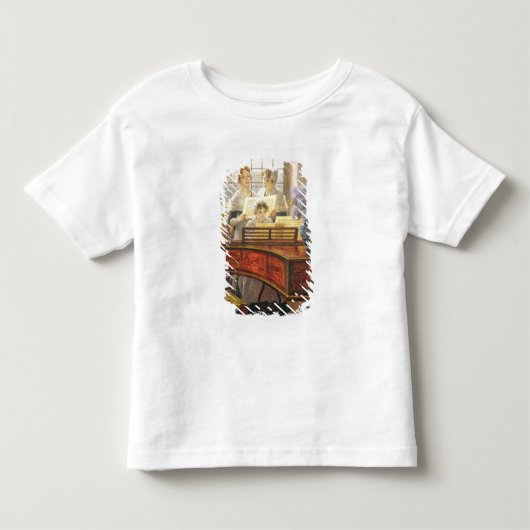 ピアノのまわり トドラーTシャツ (正面)