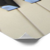 ピアノのキーボードポスター ポスター (角)