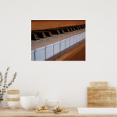 ピアノのキーボードポスター ポスター (キッチン)