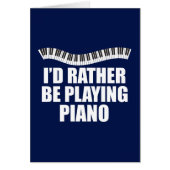 ピアノのピアニスト遊カードにおもしろいなりたい (正面)