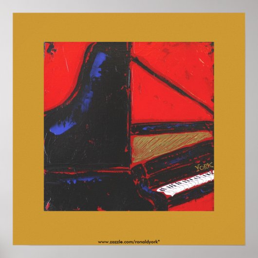 ピアノのポスター ポスター (正面)