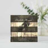 ピアノのリサイタル金ゴールド 招待状 (スタンド正面)