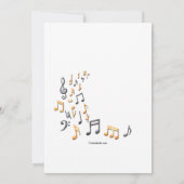 ピアノのリサイタル 招待状 (裏面)