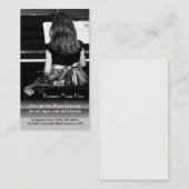 ピアノのレッスンおよび音楽の先生 名刺 (正面/裏面)