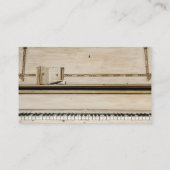 ピアノのレッスンの名刺 名刺 (裏面)