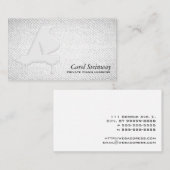 ピアノのレッスンの粗かった一見 名刺 (正面/裏面)