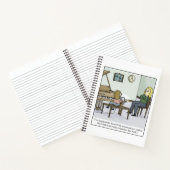 ピアノのレッスン漫画を練習する時間がない ノートブック (内部)