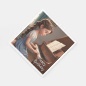 ピアノのレッスン スタンダードランチョンナプキン (角)