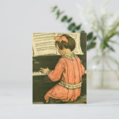 ピアノのレッスン ポストカード (スタンド正面)