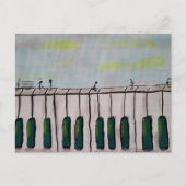 ピアノの人はがき ポストカード (正面)