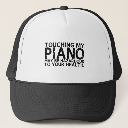 ピアノの危険 キャップ (正面)