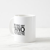 ピアノの危険 コーヒーマグカップ (正面左)