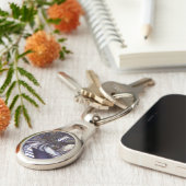 ピアノの埃払い キーホルダー (側面)