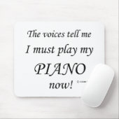 ピアノの声が必見遊だ マウスパッド (マウス)