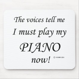 ピアノの声が必見遊だ マウスパッド