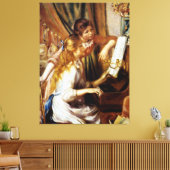 ピアノの女の子 キャンバスプリント (インサイチュ (リビング))