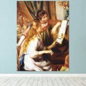 ピアノの女の子 キャンバスプリント (インサイチュ (ウッドフロア))