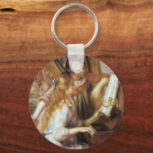 ピアノの女の子 キーホルダー (正面)