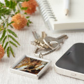 ピアノの女の子 キーホルダー (側面)