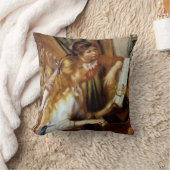 ピアノの女の子 クッション (ブランケット)