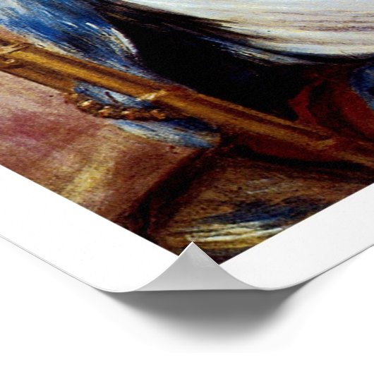 ピアノの女の子 ポスター (角)