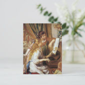 ピアノの女の子 ポストカード (スタンド正面)