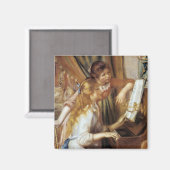 ピアノの女の子 マグネット (正面/裏面)