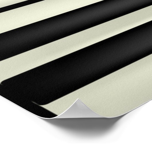 ピアノの女性 ポスター (角)