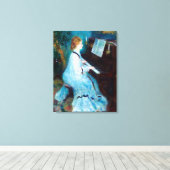 ピアノの女 キャンバスプリント (インサイチュ (ウッドフロア))