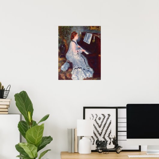 ピアノの女 ポスター (ホームオフィス)