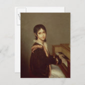 ピアノの娘 ポストカード (正面/裏面)