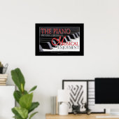 ピアノの学生のためのギフト – Piano ポスター (ホームオフィス)