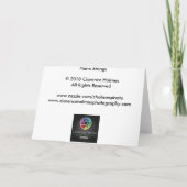 ピアノの弦 – ノ空白のートカード カード (裏面)