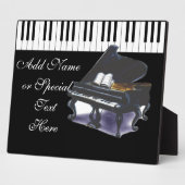 ピアノの愛の贈り物 フォトプラーク (側面)