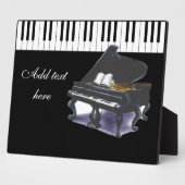 ピアノの愛の贈り物 フォトプラーク (側面)