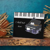 ピアノの愛の贈り物 フォトプラーク (側面)