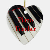 ピアノの教師のオーナメント セラミックオーナメント (右)