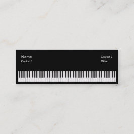 ピアノの教師 スキニー名刺