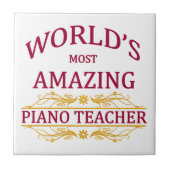 ピアノの教師 タイル (正面)