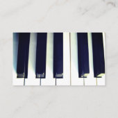 ピアノの教師 名刺 (裏面)