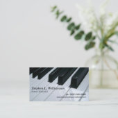 ピアノの教師 名刺 (スタンド正面)