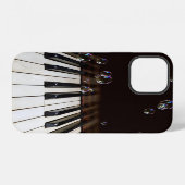 ピアノの泡 iPhoneケース (裏面横)