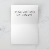 ピアノの演奏おめでとう カード (内部)