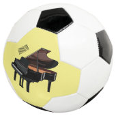 ピアノの漫画イラストレーション サッカーボール (3/4)