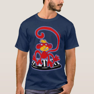 ピアノの猿 Tシャツ