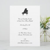 ピアノの発表会 招待状 (スタンド正面)