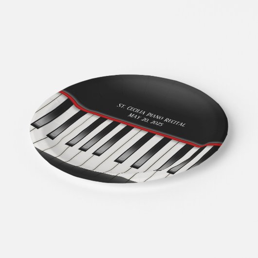 ピアノの発表用キーボード ペーパープレート (アングル)