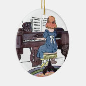 ピアノの練習 セラミックオーナメント (右)